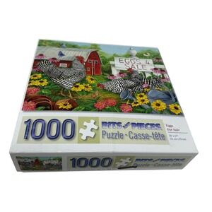 Bits And Pieces 1000 Pc Puzzle Eggs For Sale Farm Chickens Jane Maday 49580